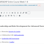 NR582NP Leadership and Role Development for Advanced Nursing Practice