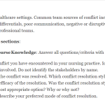 (Solution) NR582NP Week 3 Discussion Conflict